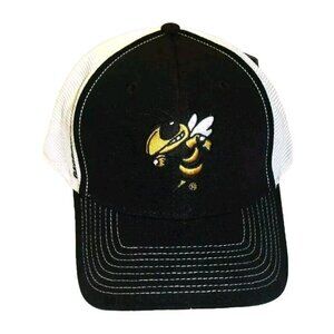 Georgia Tech Yellow Jackets Mens Strapback hat cap Mesh Sides Back New Tags Ncaa